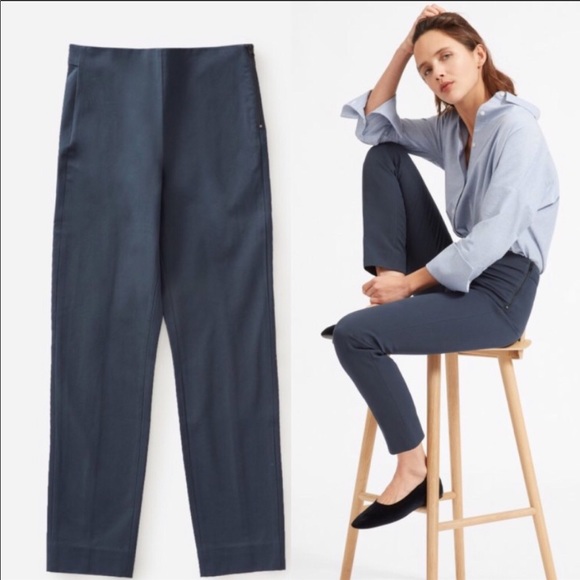 Everlane Pants - Everlane Navy Blue High Rise The Work Pants size 2